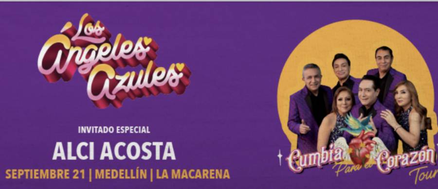 ¡Atención Medellín! Los Ángeles Azules en concierto por primera vez