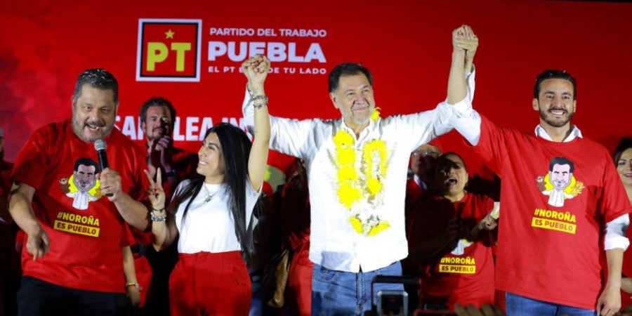 Gerardo Fernández Noroña respalda a Toño López como abanderado para la capital poblana