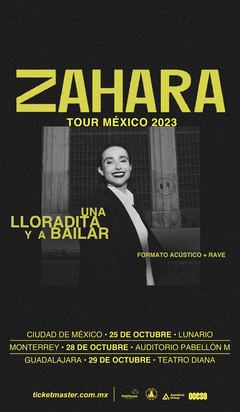 Zahara emprenderá gira por grandes ciudades de México