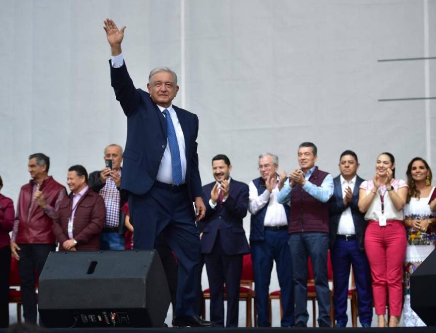 Gabinete presidencial y gobernadores de la 4T asisten al AMLO Fest 2023
