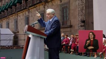 “Se está rescatando PEMEX y CFE”: AMLO durante quinto aniversario de la 4T