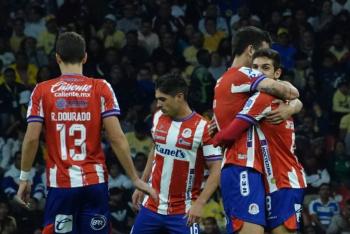&Aacute;ngel Zald&iacute;var rescata el empate para el Atl&eacute;tico de San Luis ante Monterrey