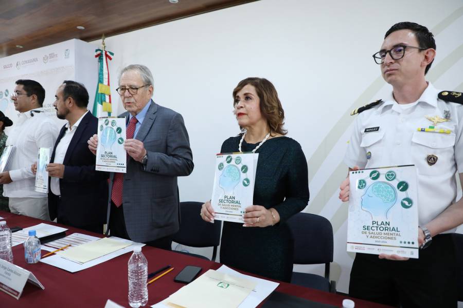 Autoridades presentan Plan Sectorial de Salud Mental y Adicciones 2023–2024