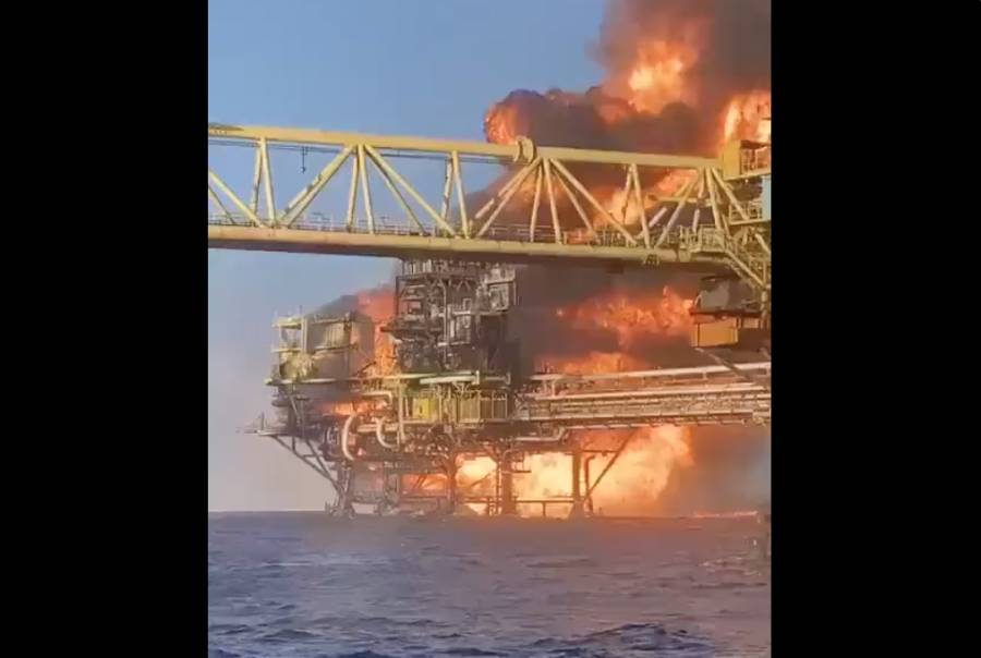Dos muertos y un desaparecido deja explosión en plataforma de Pemex en Campeche