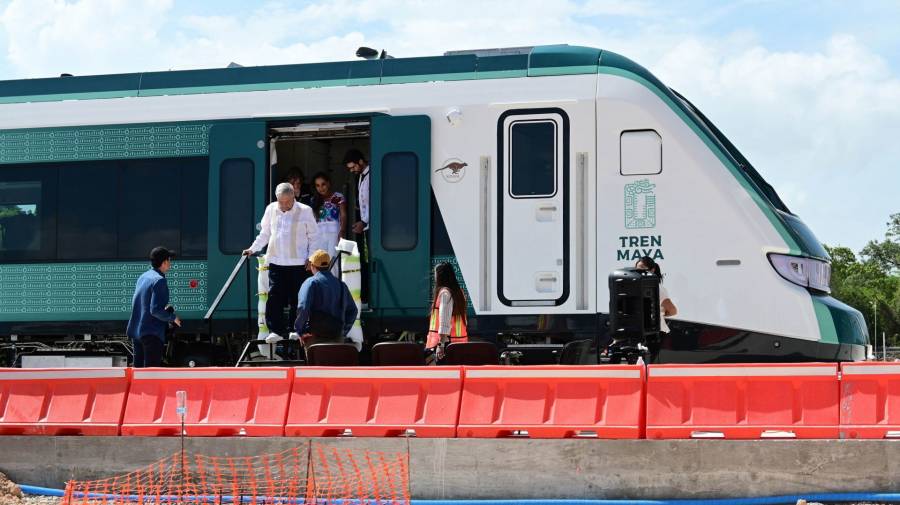 Llega primer vagón del Tren Maya a Cancún