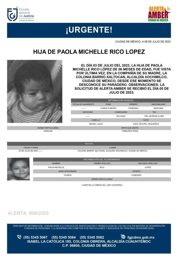 Hallan cuerpo de Paola Michelle, joven desaparecida con sus hijos en Tlalpan