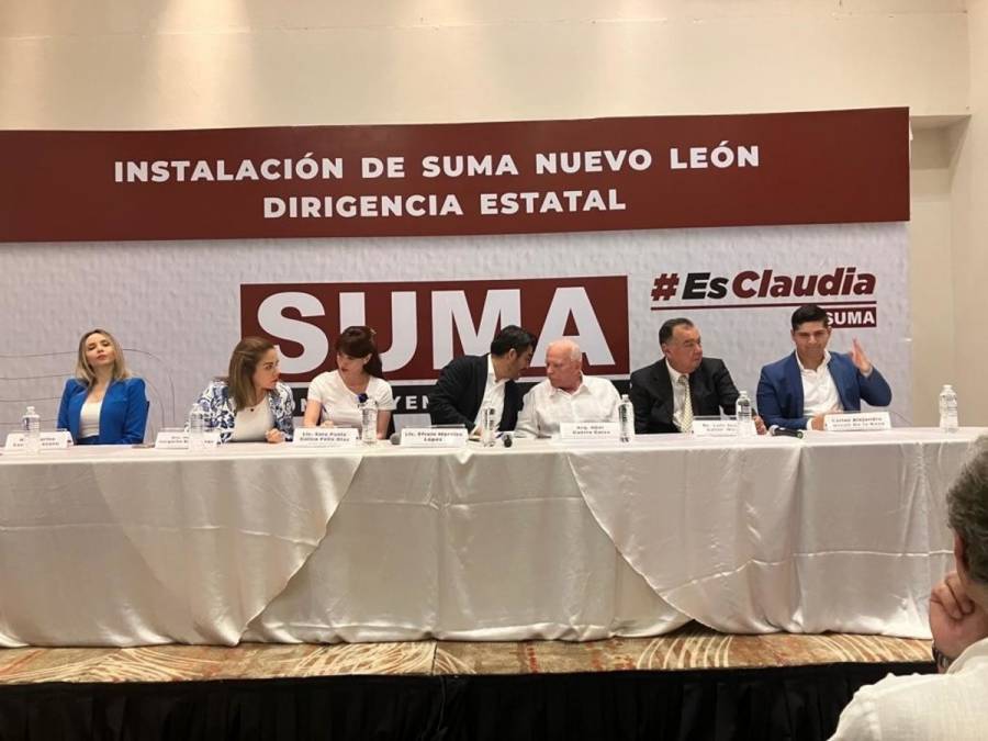 Instalan SUMA a favor de Claudia Sheinbaum en Nuevo León