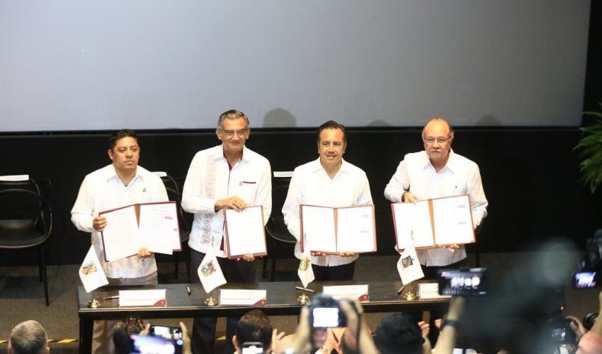 Esto busca el convenio de seguridad entre Veracruz, Tamaulipas, SLP y Nuevo León