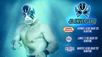 Atlantis, el ícono de la lucha libre mexicana, festeja 40 años de carrera