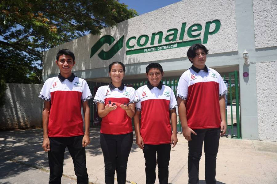 Estudiantes del Conalep competirán en el Mundial Singapur 2023 con prototipo de F1