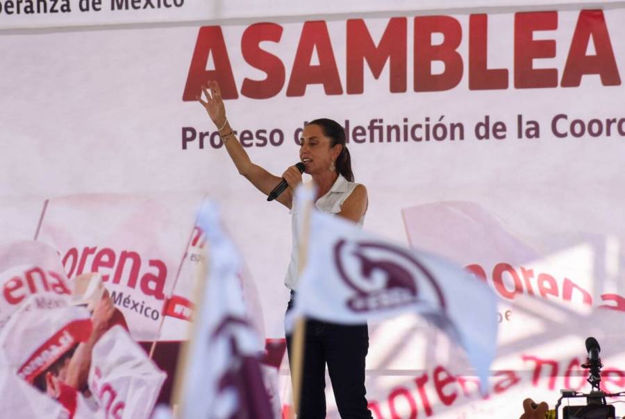 Claudia Sheinbaum llama al pueblo a defender la 4T