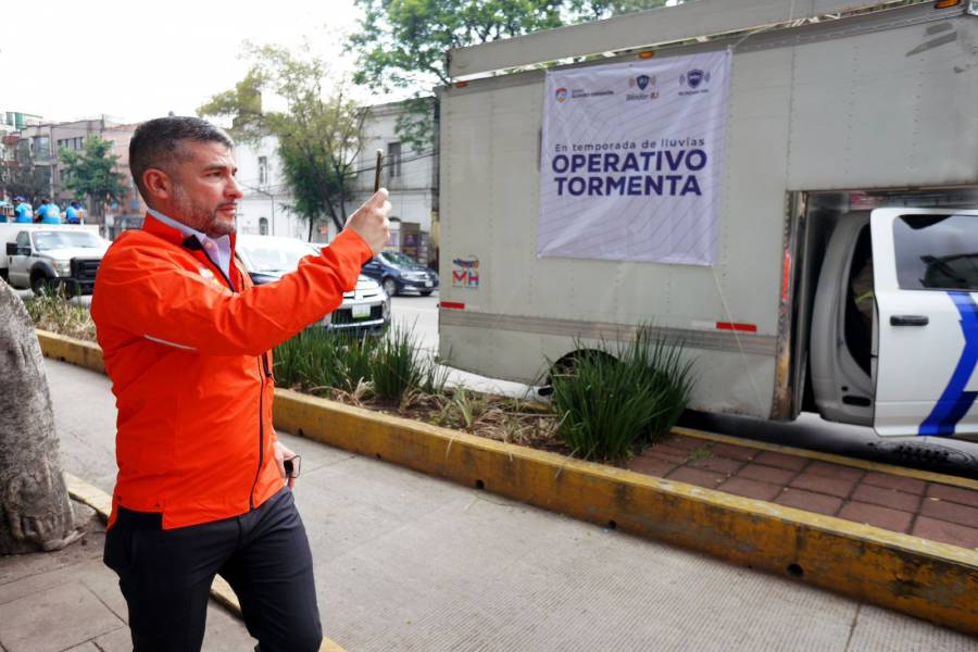 Alcaldía Miguel Hidalgo implementa “Operativo Tormenta MH 2023” por temporada de lluvias