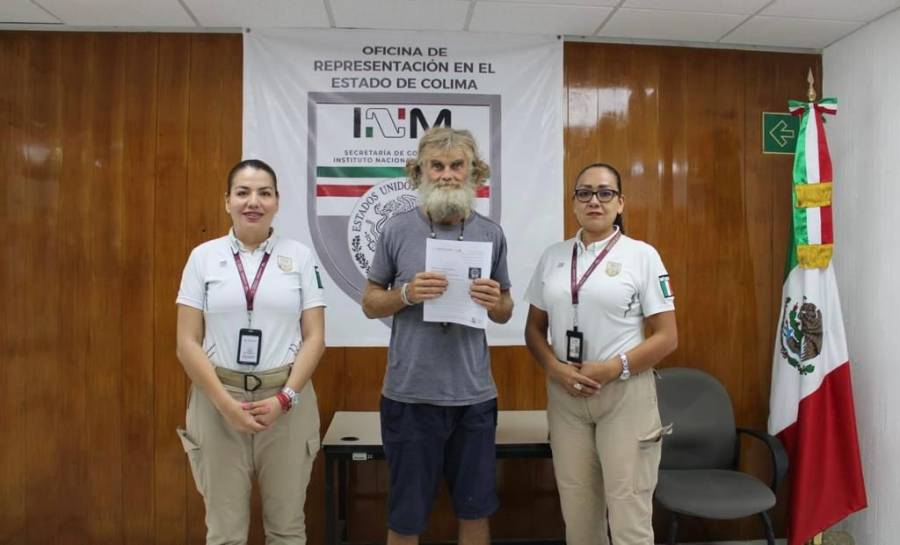 Regulariza INM a n&aacute;ufrago australiano