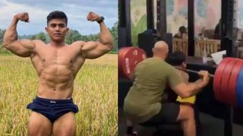 Muere fisicoculturista Justyn Vicky tras cargar barra con 210 kg