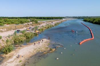 Boyas en el R&iacute;o Bravo: Un desaf&iacute;o para el tratado de aguas y la migraci&oacute;n