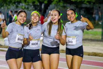 Equipo femenil de Morelos sube al podio en atletismo de Nacionales CONADE 2023