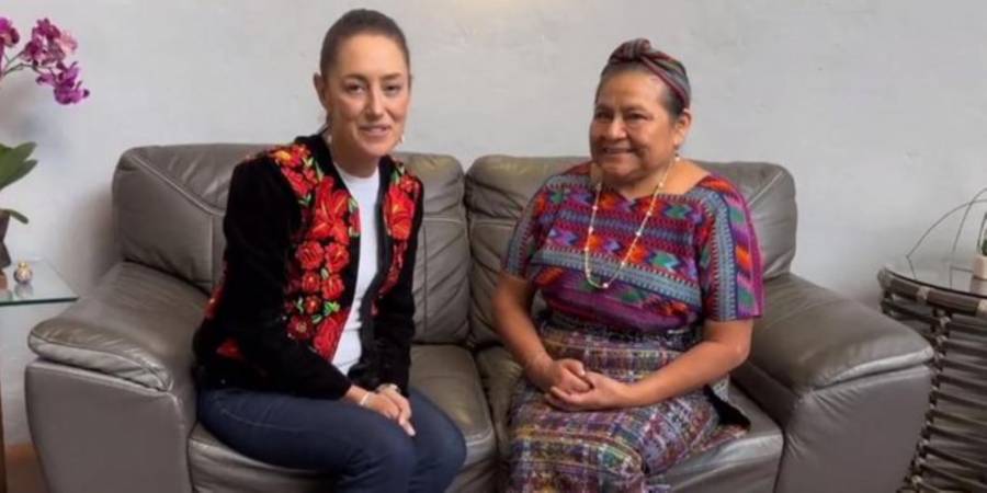 Tributo a la Lucha de las Mujeres: Encuentro entre Claudia Sheinbaum y Rigoberta Mench&uacute;