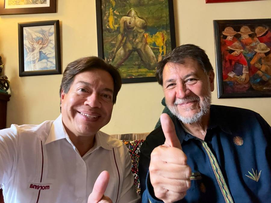Mario Delgado y Fernández Noroña se reúnen para hablar de temas de preocupación mutua