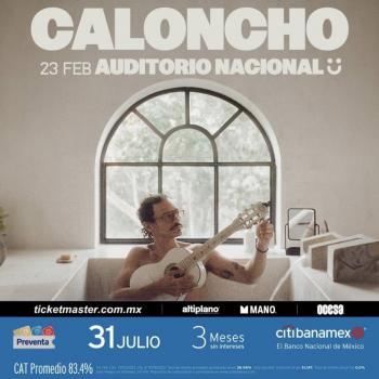 El músico y cantautor mexicano Caloncho, hará vibrar a sus seguidores con un maravilloso concierto!