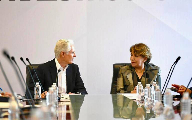 Sostienen tercera reunión de transición Delfina Gómez y Alfredo Del Mazo