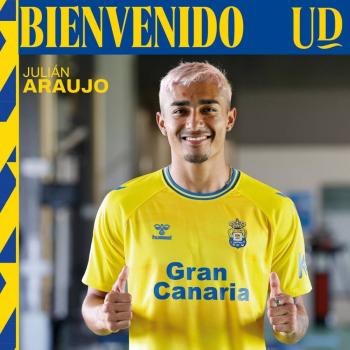 Barcelona cede a Julián Araujo a Las Palmas