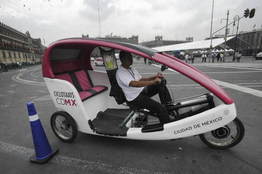 Busca Semovi regularizar ciclotaxis en CDMX