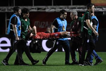 Luciano Sánchez estará fuera de las canchas por un año por grave lesión ante Fluminense