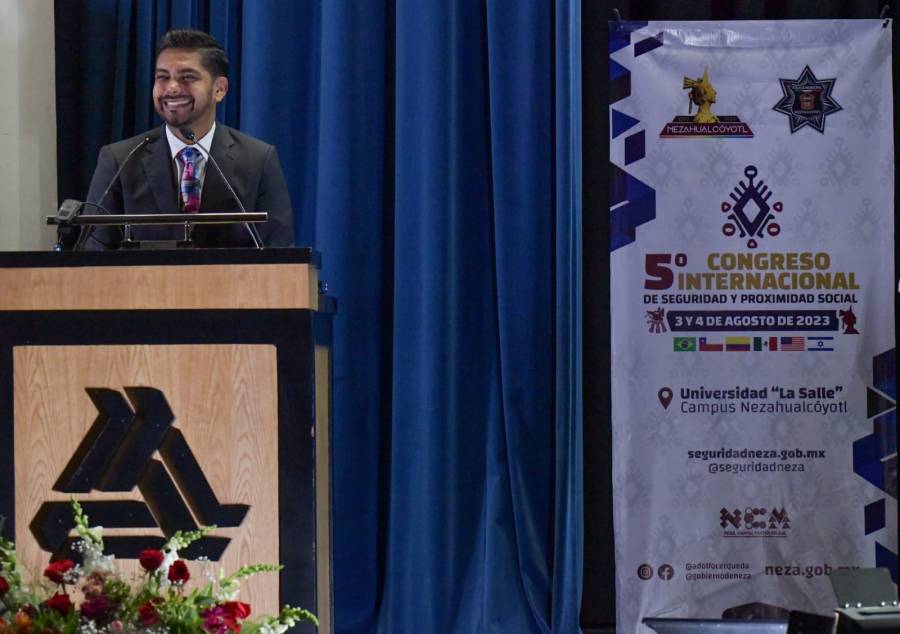 Reconocen modelo policial de Neza en 5to Congreso Internacional de seguridad y proximidad social