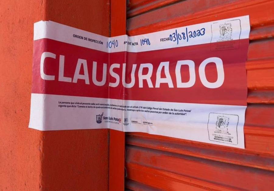 Clausuran negocio de autopartes, propiedad del agresor del joven en Subway de SLP