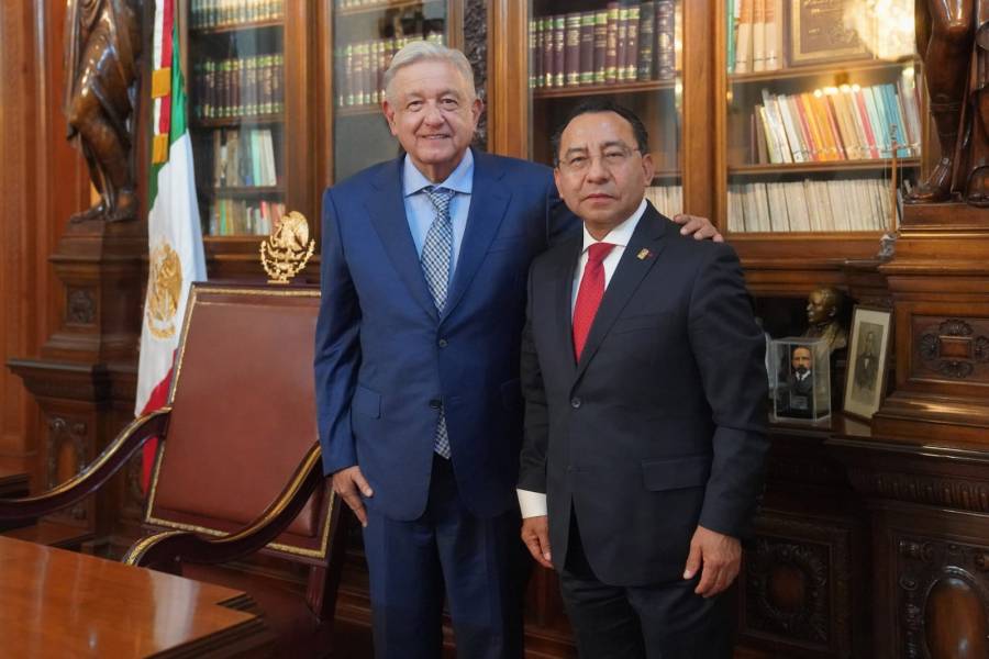 Reunión de AMLO y Guerra Álvarez