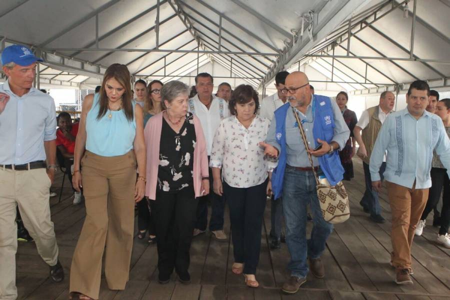 Alicia Bárcena realiza primera visita de trabajo dentro de México a Tapachula, Chiapas