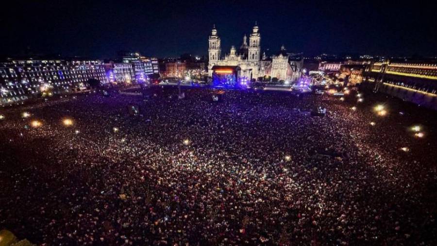 Este fue el concierto favorito en el Z&oacute;calo de Claudia Sheinbaum