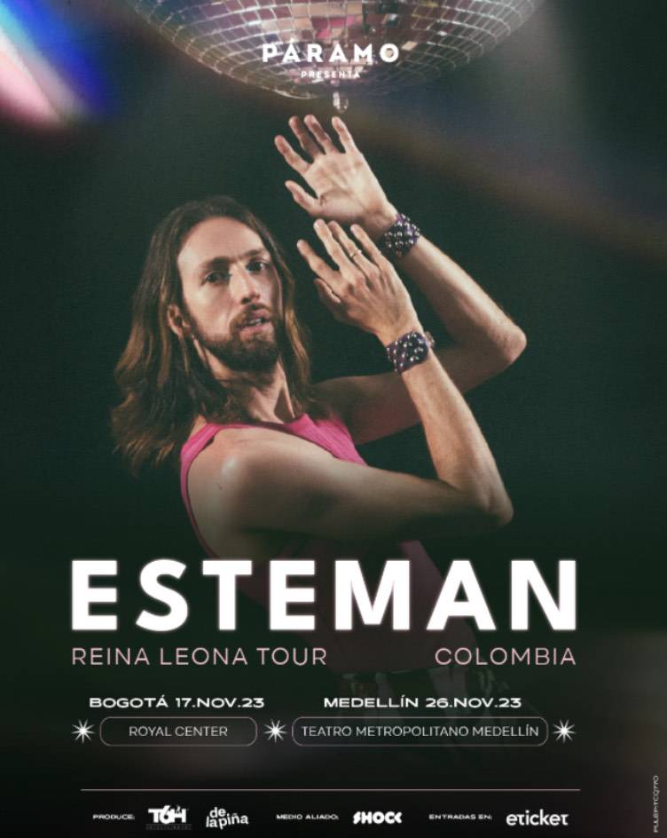Esteman anuncia primeras dos ciudades de su gira en Colombia: Bogot&aacute; y Medell&iacute;n