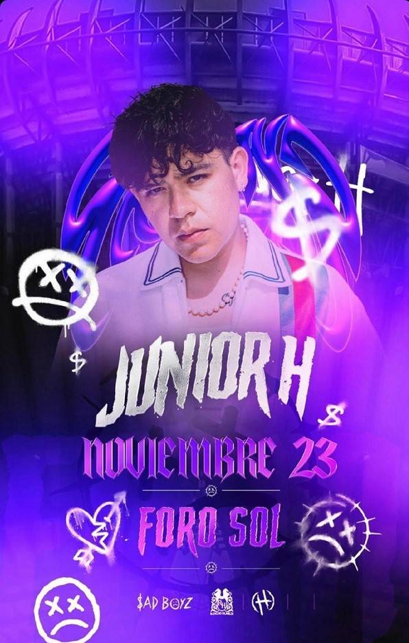 Junior H anuncia concierto en el Foro Sol de la Ciudad de México el 23 de noviembre
