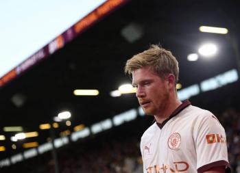 De Bruyne podr&iacute;a estar hasta cuatro meses de baja