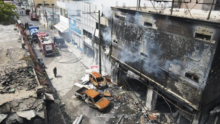 27 muertos, 59 heridos y luto nacional: lo que se sabe de la explosión en Dominicana