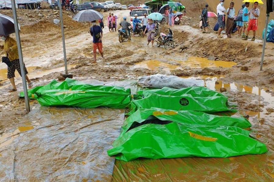 Desprendimiento en mina de jade de Birmania deja al menos 31 muertos