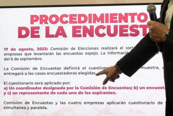 Este jueves sorteará Morena empresas para encuestas espejo