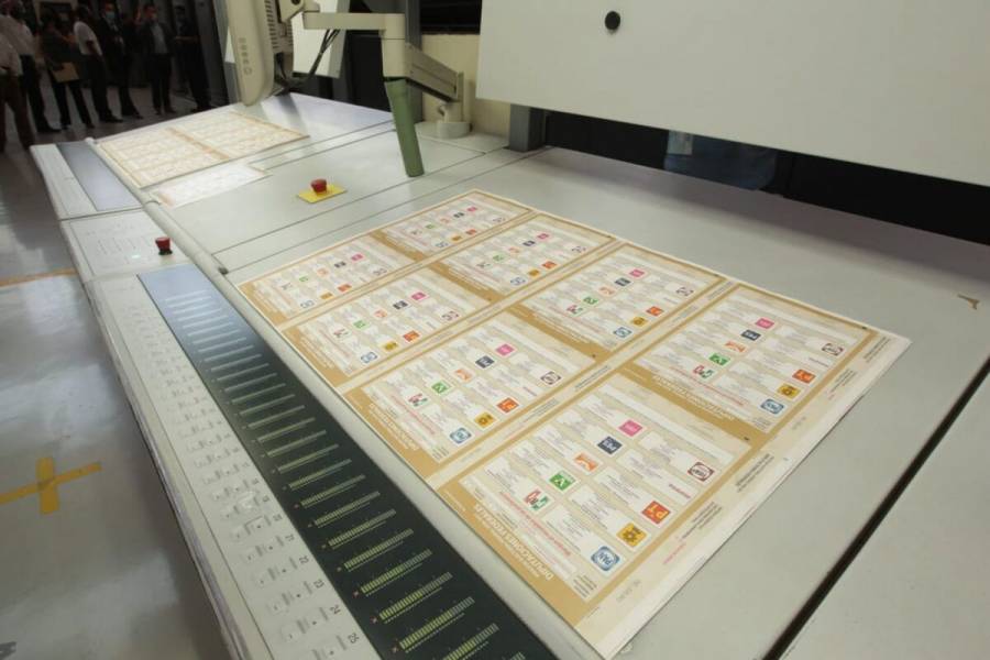 INE firma convenio para impresión de 312 millones de boletas electorales para 2024