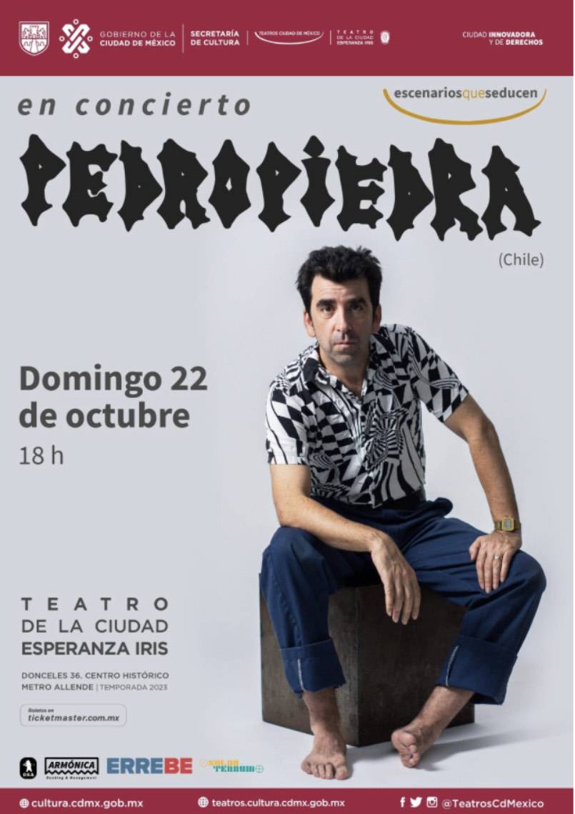 ¡Pedropiedra en el Teatro de la Ciudad Esperanza Iris!