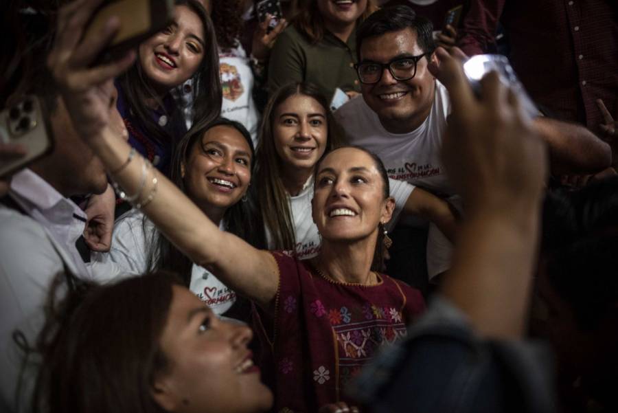 Se compromete Claudia Sheinbaum a continuar con la transformación del país en beneficio de los jóvenes