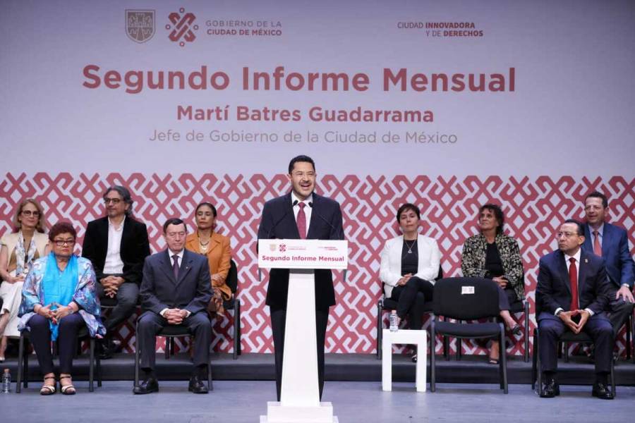 Destaca Batres avances sociales, seguridad y gobernabilidad en segundo informe de labores