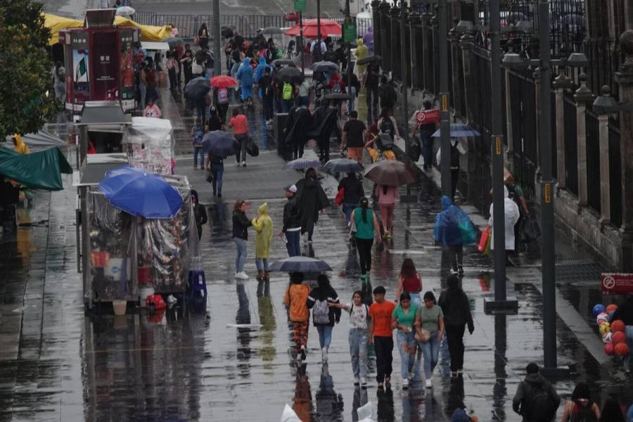 ¡No guardes el paraguas! Persistirán las lluvias en CDMX este miércoles