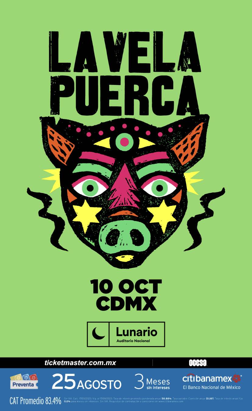 La Vela Puerca ofrecerá una noche inolvidable de rock uruguayo en la CDMX