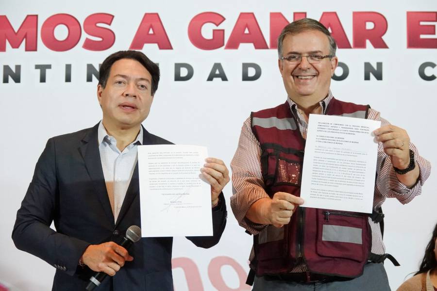 “La cargada a favor de Sheinbaum es evidente, Mario Delgado vive en Fantasyland”: Ebrard