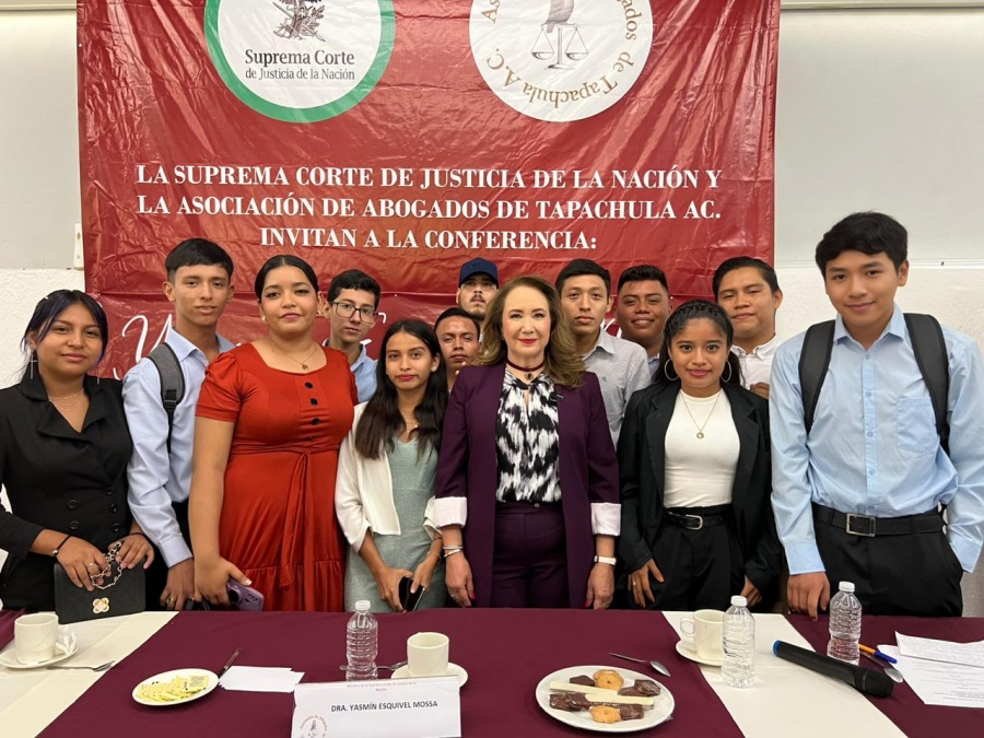 Afirma Yasmín Esquivel, que el fenómeno migratorio debe atenderse desde un enfoque de derechos humanos