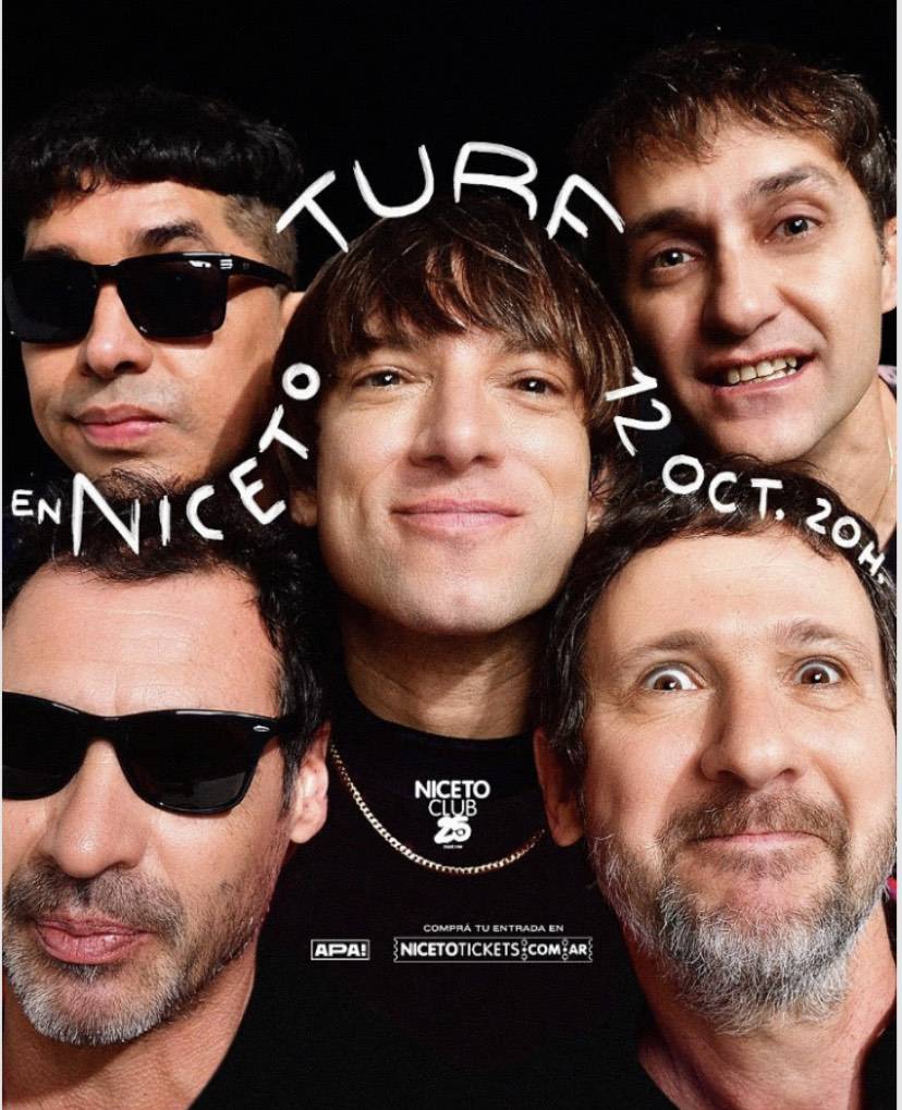 T U R F Nuevo corte de difusi&oacute;n “AH&Iacute; VOY” Jueves 12 de octubre – Niceto club