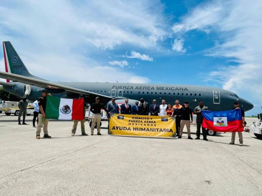 Avión de Fuerza Aérea Mexicana aterriza en Haití; buscan combatir brote de cólera