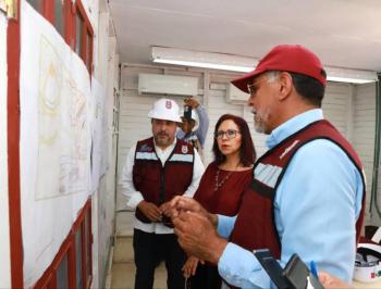 Avanzan obras de la nueva Unidad de Ingeniería del IPN en Palenque: Leticia Ramírez