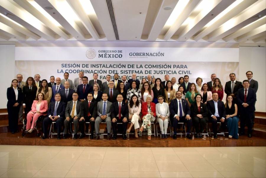 Segob instala Comisi&oacute;n para la Coordinaci&oacute;n del Sistema de Justicia Civil y Familiar